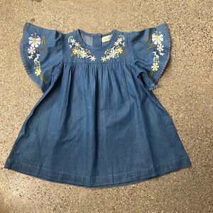 Girls embroidered dress